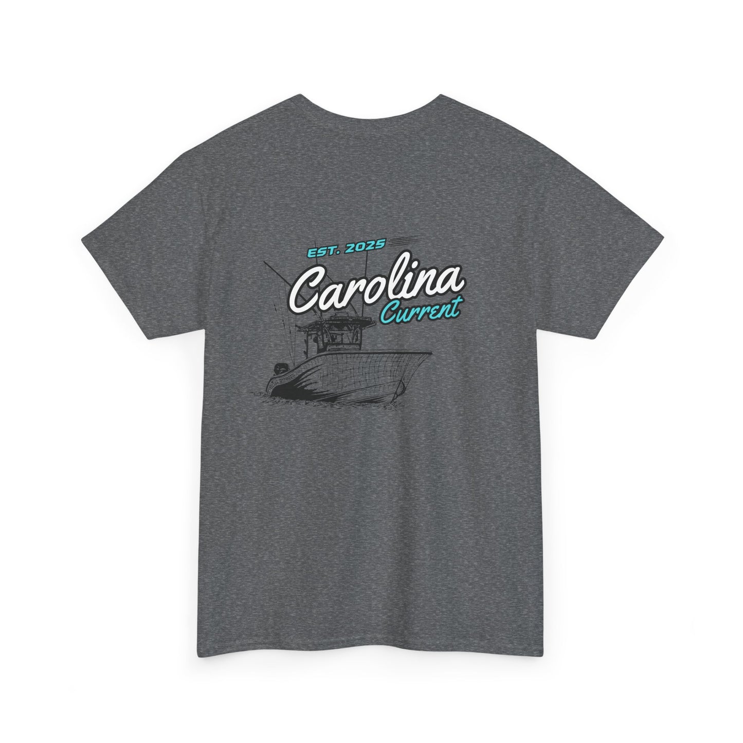 Turquoise Boat Unisex Tee - Carolina Current Design