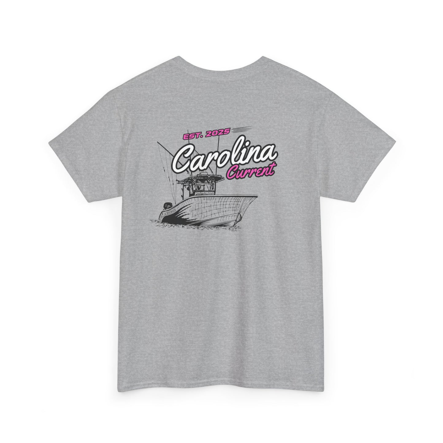 Pink Boat T-Shirt - Carolina Current Design