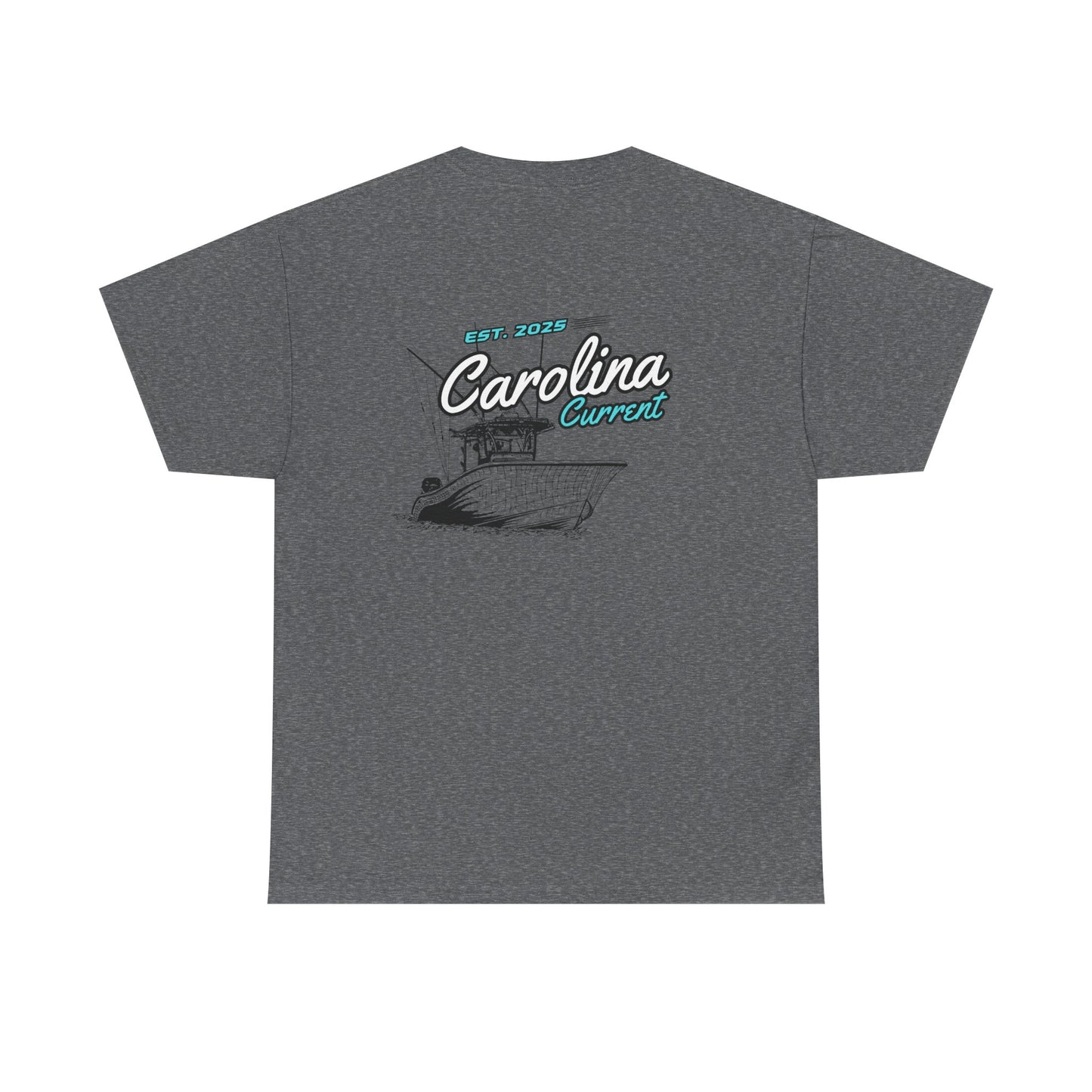 Turquoise Boat Unisex Tee - Carolina Current Design