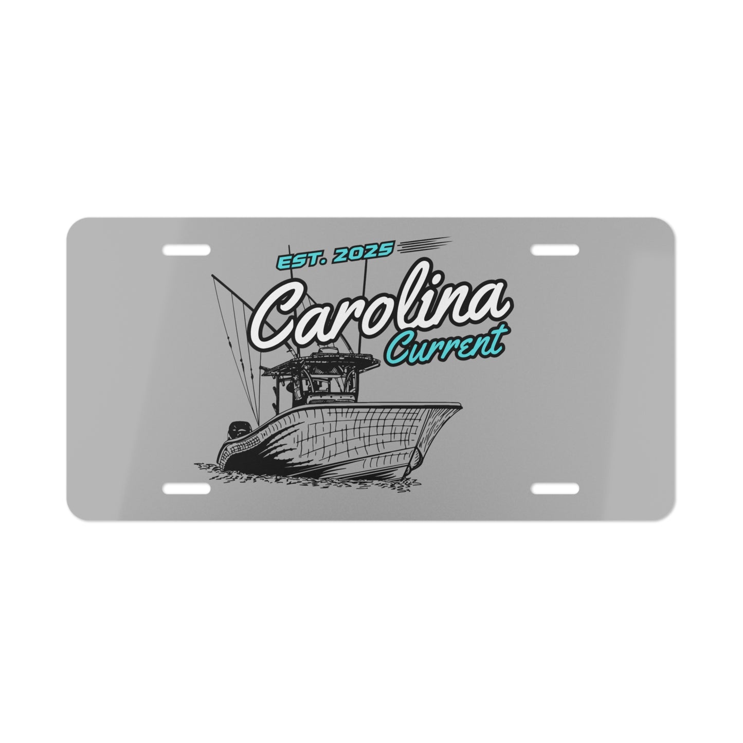 Vanity Plate - Carolina Current Teal