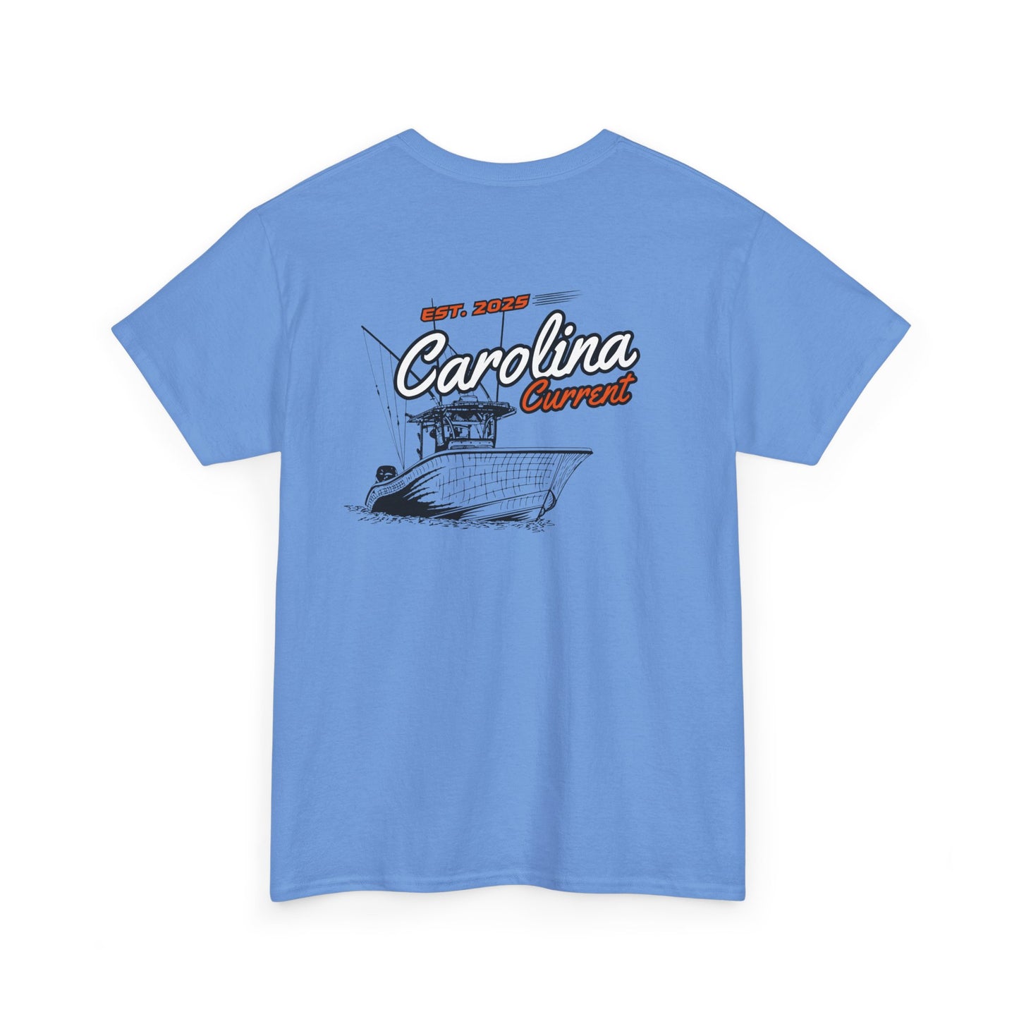 Orange Boat Unisex T-Shirt - Carolina Current Design