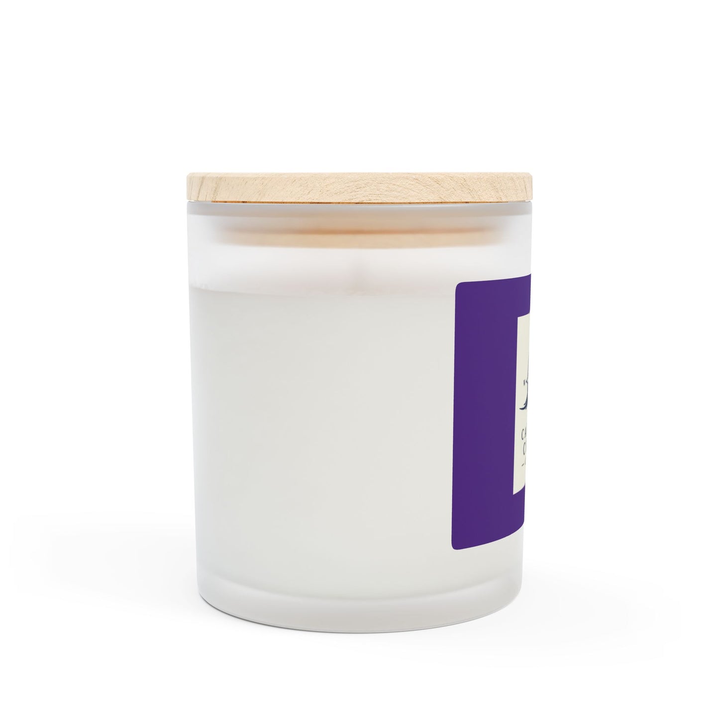 Carolina Current Clothing: Frosted Glass Candle, 11oz