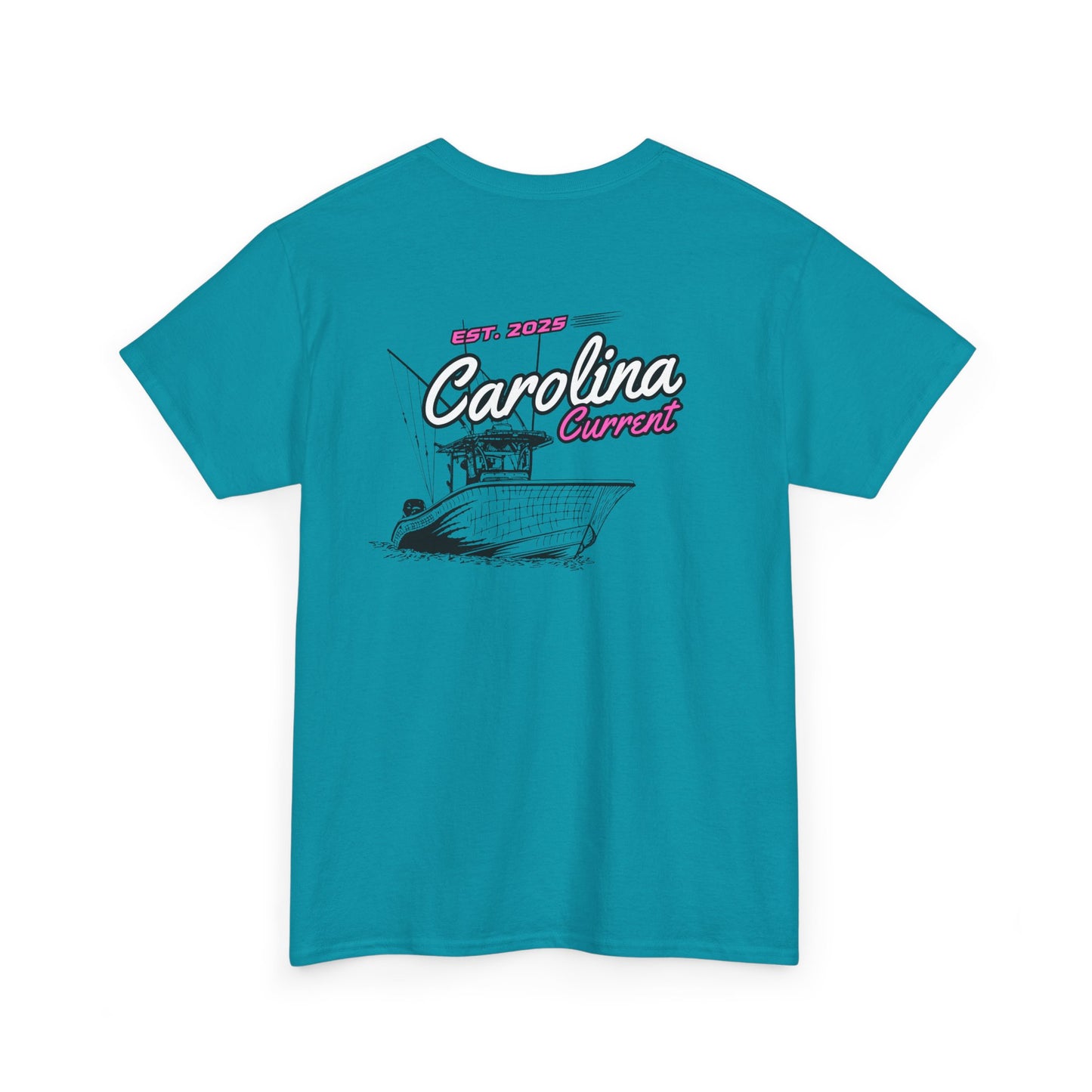 Pink Boat T-Shirt - Carolina Current Design