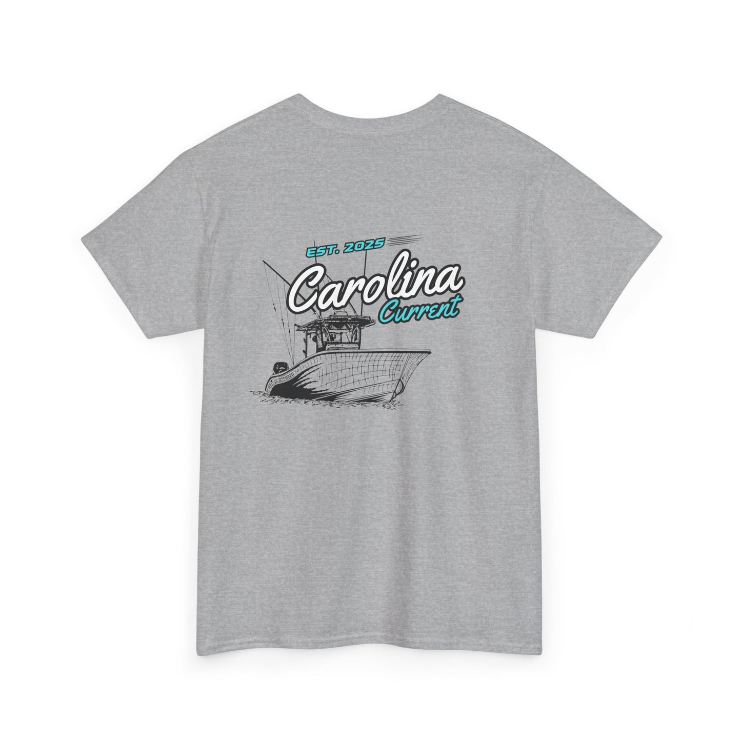 Turquoise Boat Unisex Tee - Carolina Current Design