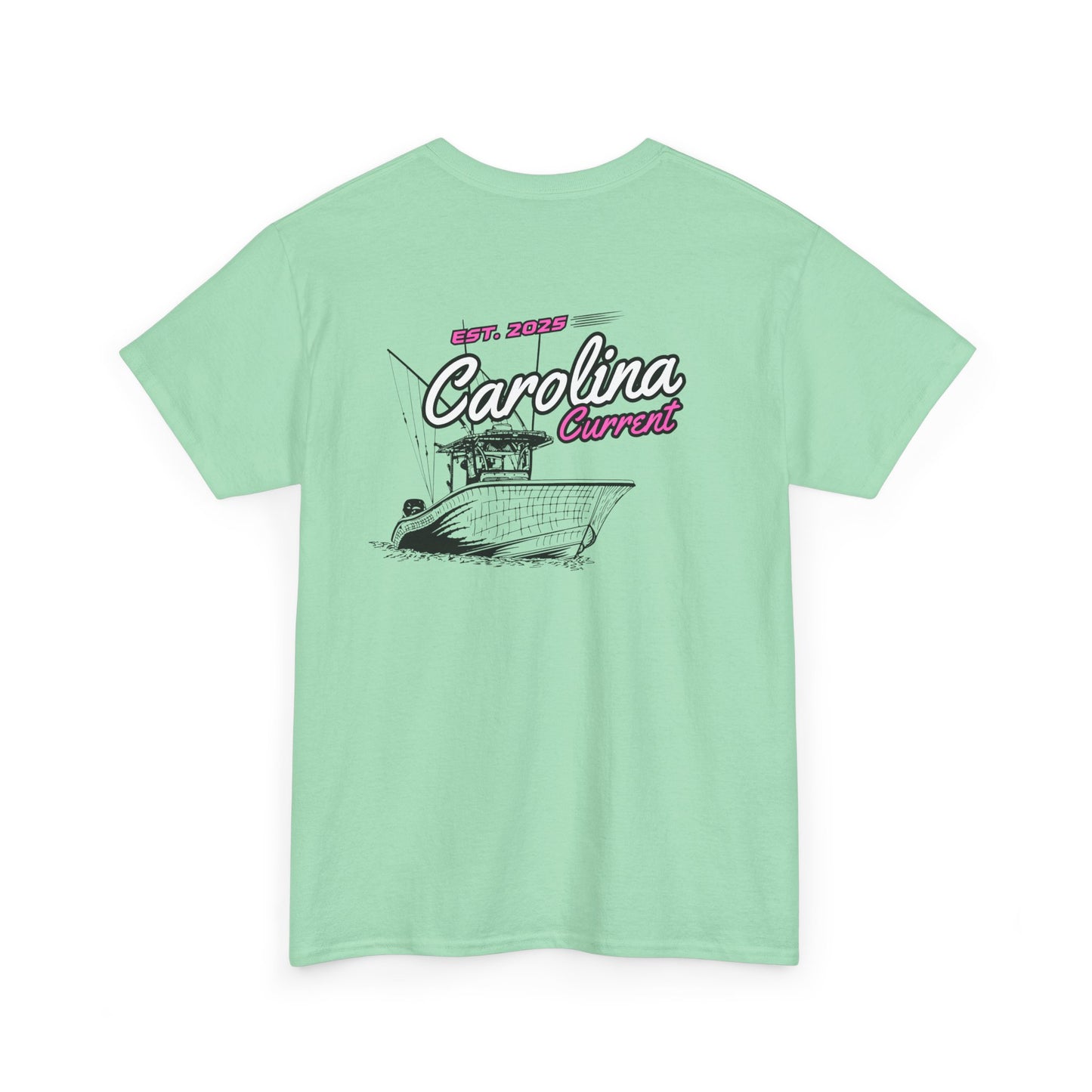 Pink Boat T-Shirt - Carolina Current Design