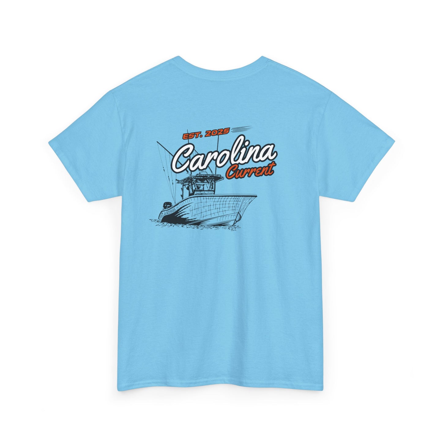 Orange Boat Unisex T-Shirt - Carolina Current Design