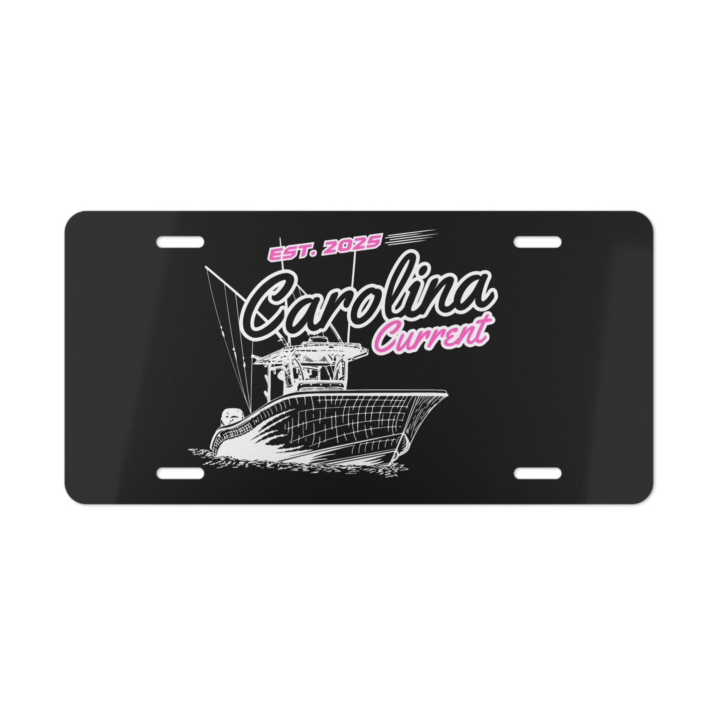 Vanity Plate - Carolina Current Dark Pink