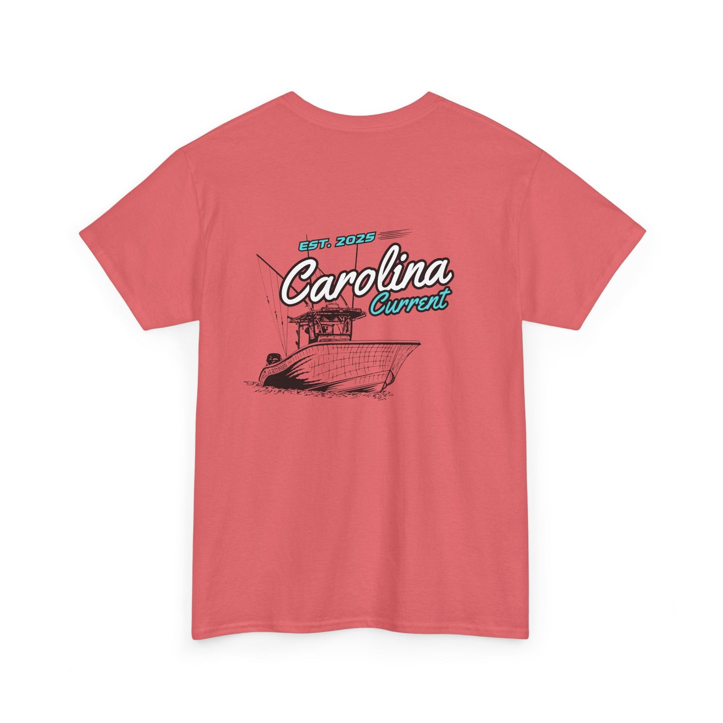 Turquoise Boat Unisex Tee - Carolina Current Design