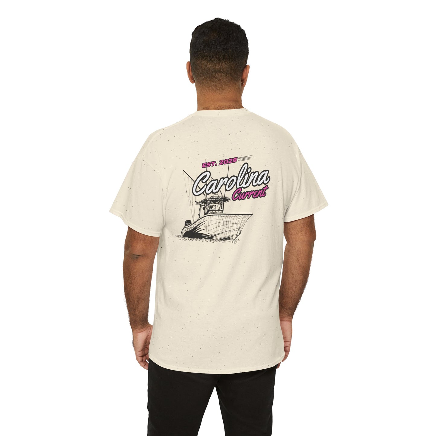 Pink Boat T-Shirt - Carolina Current Design