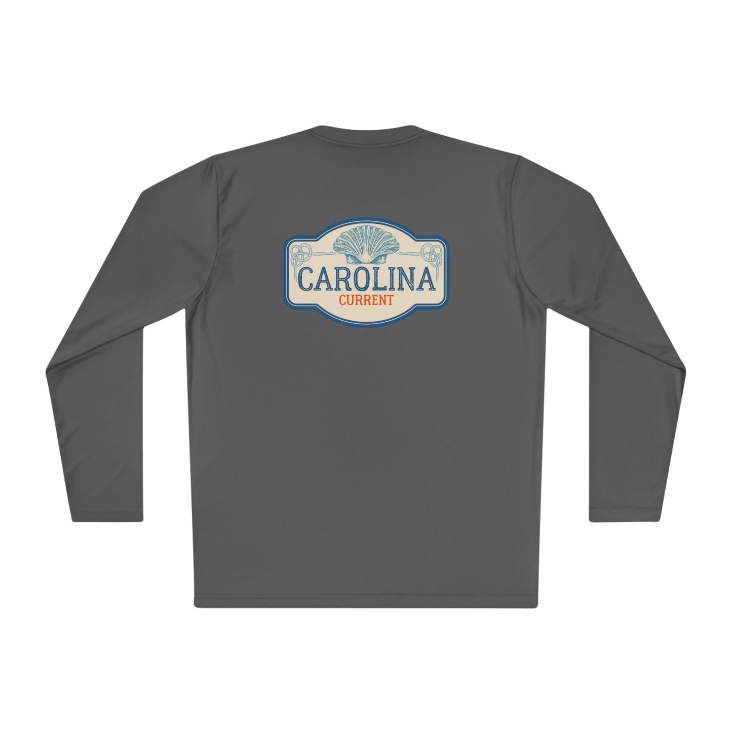 Vintage Shell Carolina Current Long Sleeve Tee - Unisex Lightweight Long Sleeve Tee, Vintage Tee, Shell Design Tee, Carolina Tee,