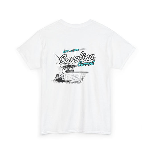 Turquoise Boat Unisex Tee - Carolina Current Design