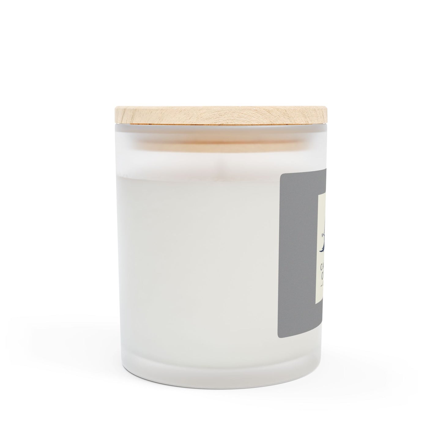 Carolina Current Clothing: Frosted Glass Candle, 11oz