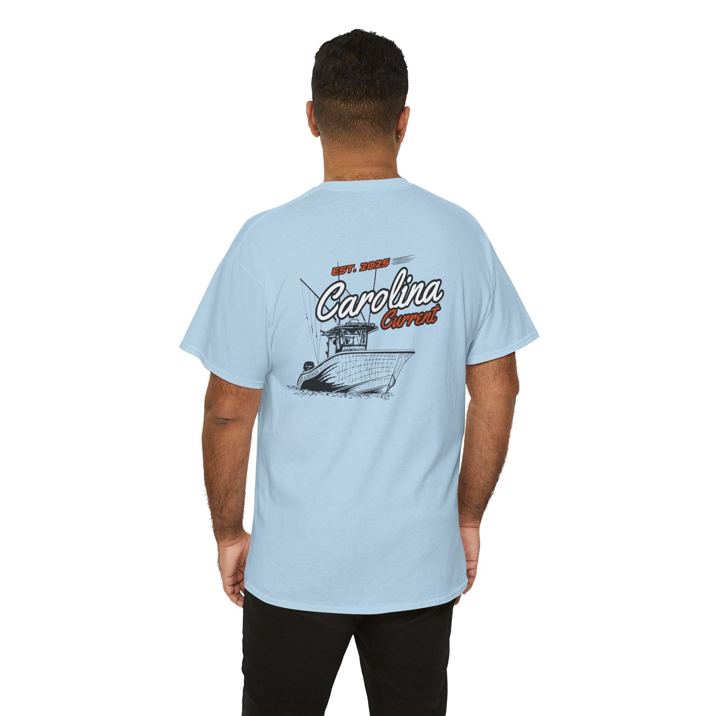 Orange Boat Unisex T-Shirt - Carolina Current Design