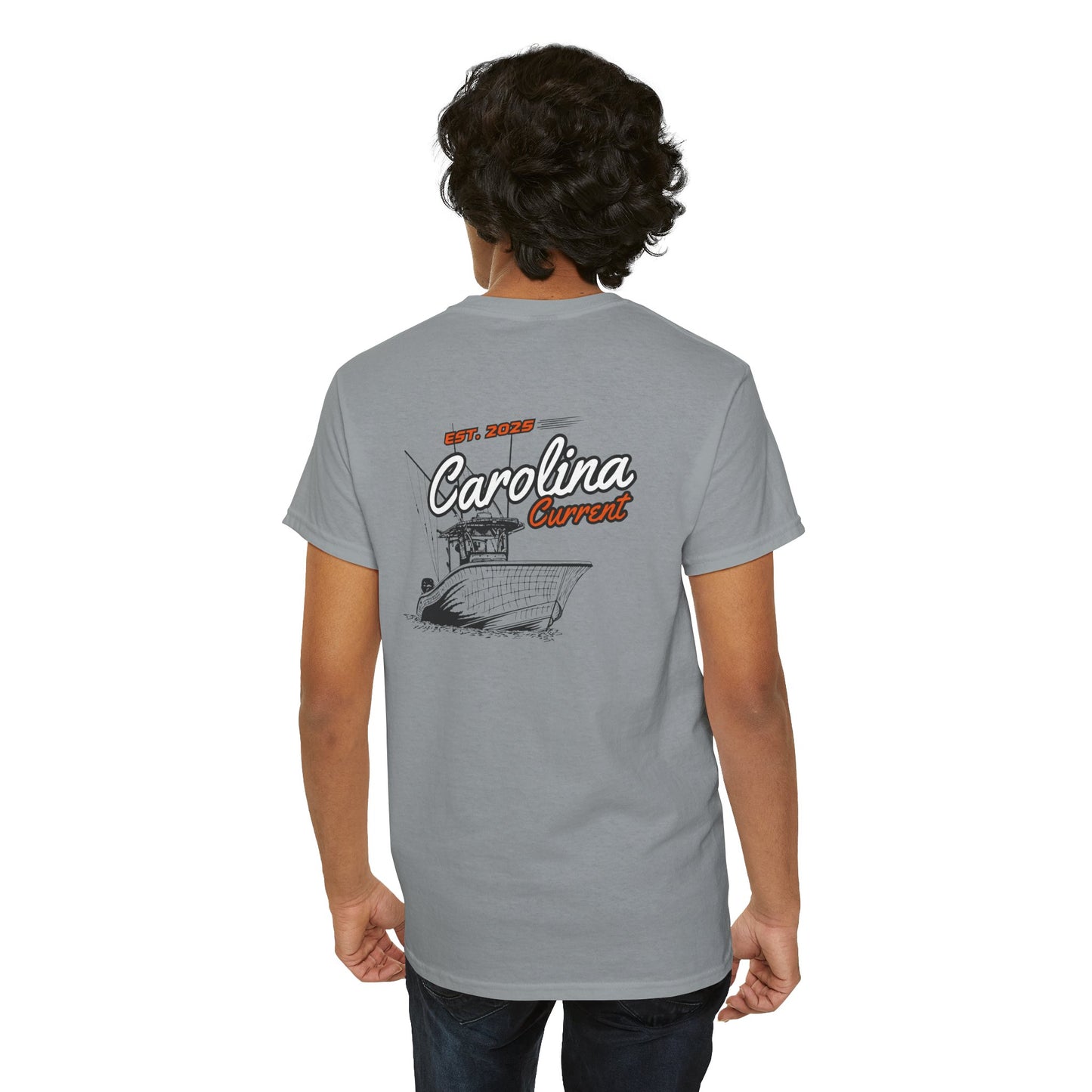 Orange Boat Unisex T-Shirt - Carolina Current Design