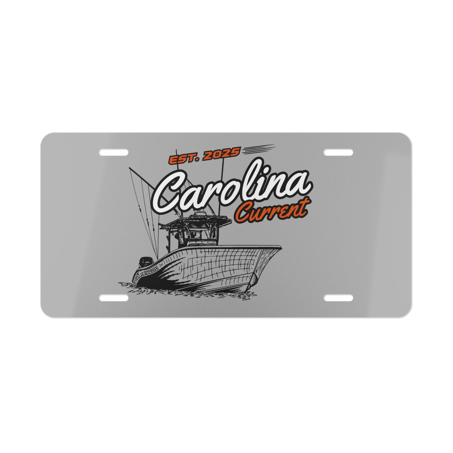 Vanity Plate - Carolina Current Orange