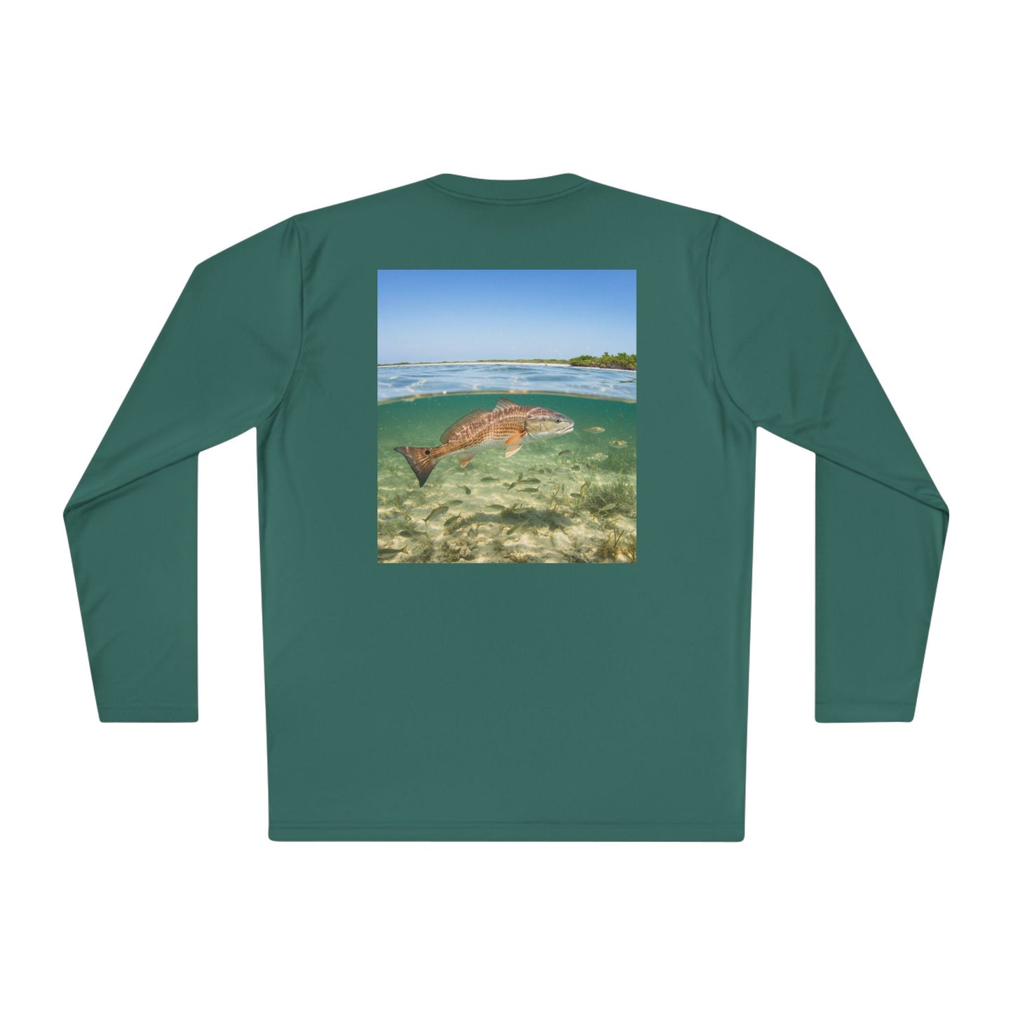 Carolina Current Clothing: Long Sleeve Redfish Cruising the Flats