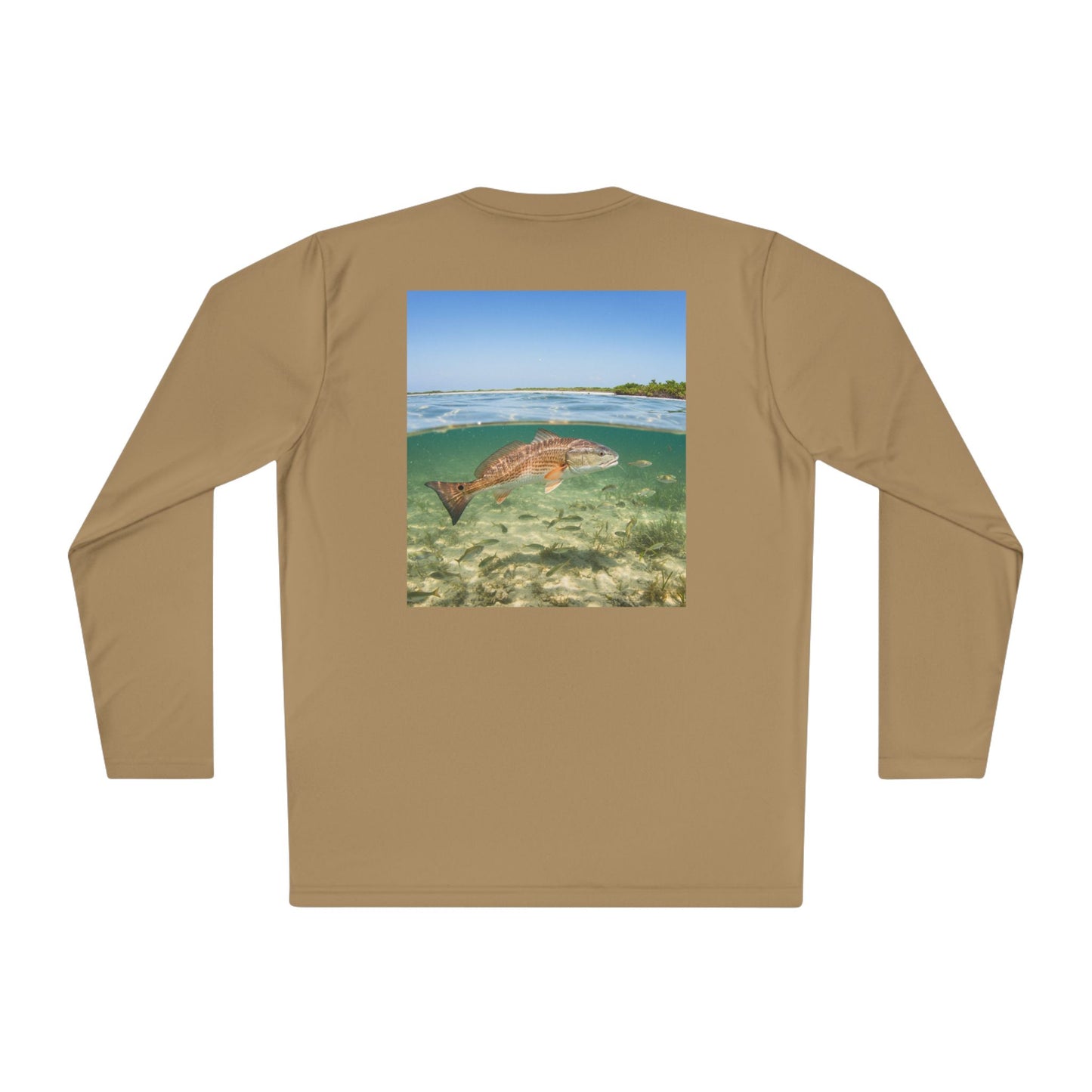 Carolina Current Clothing: Long Sleeve Redfish Cruising the Flats