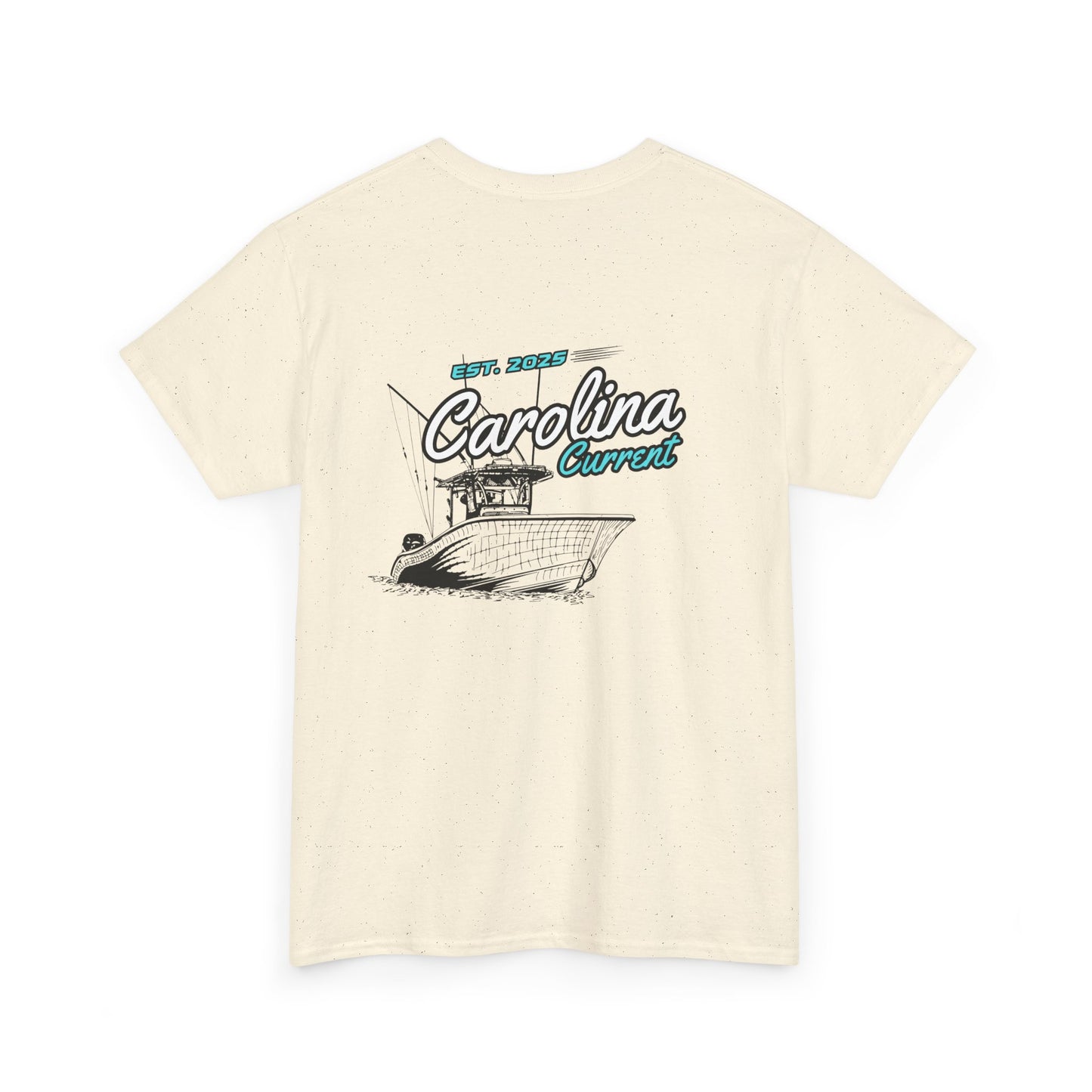 Turquoise Boat Unisex Tee - Carolina Current Design