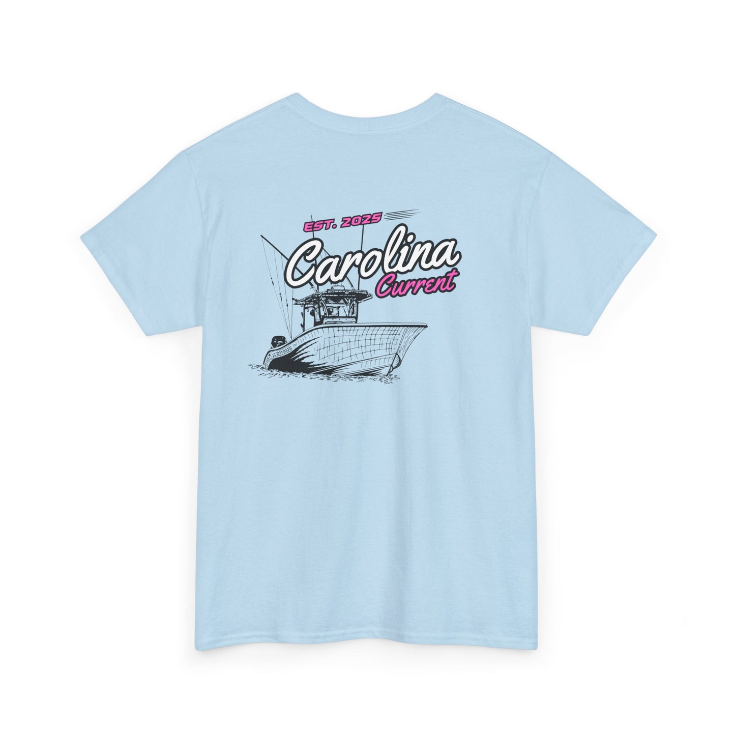 Pink Boat T-Shirt - Carolina Current Design