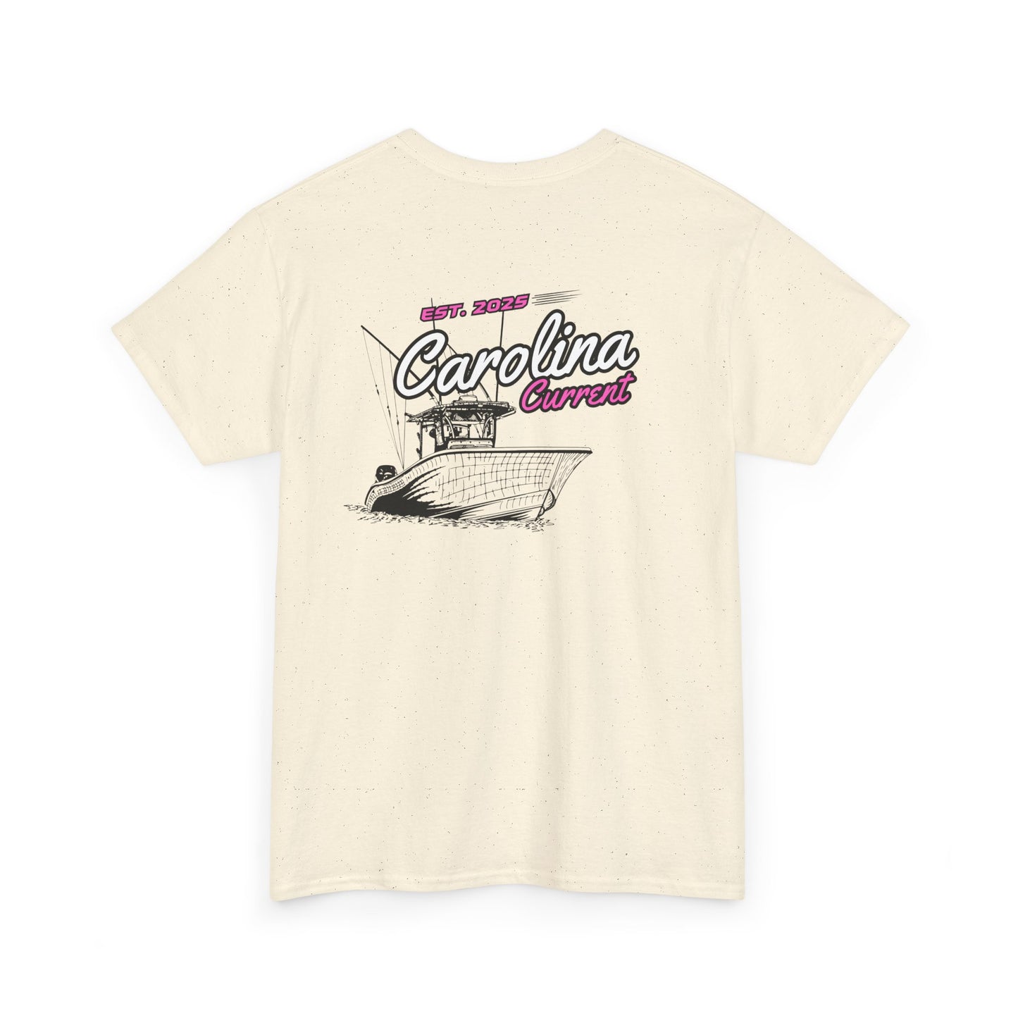 Pink Boat T-Shirt - Carolina Current Design