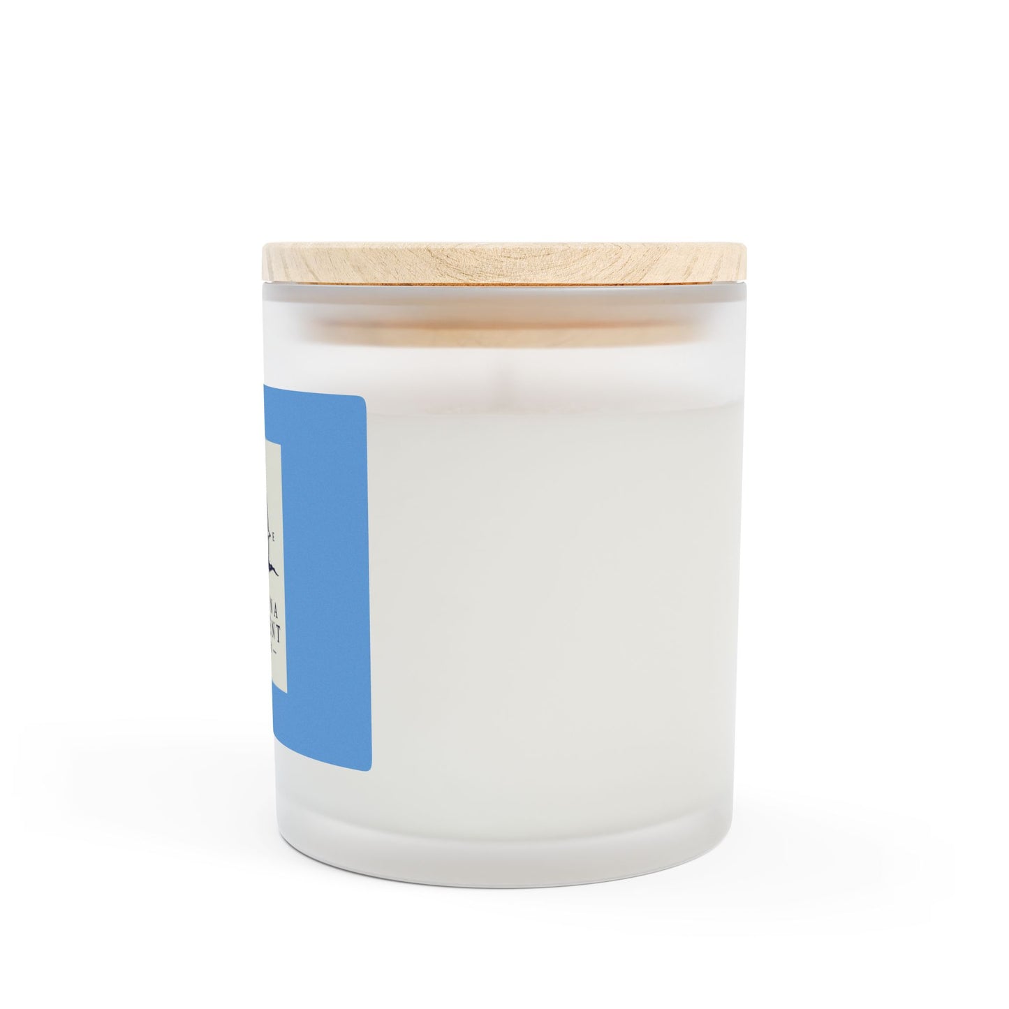 Carolina Current Clothing: Frosted Glass Candle, 11oz