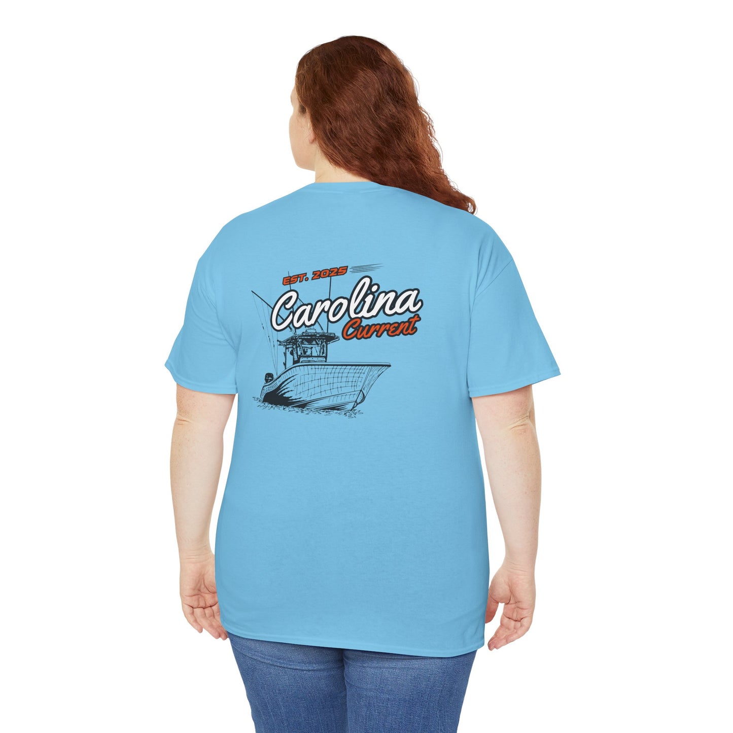 Orange Boat Unisex T-Shirt - Carolina Current Design